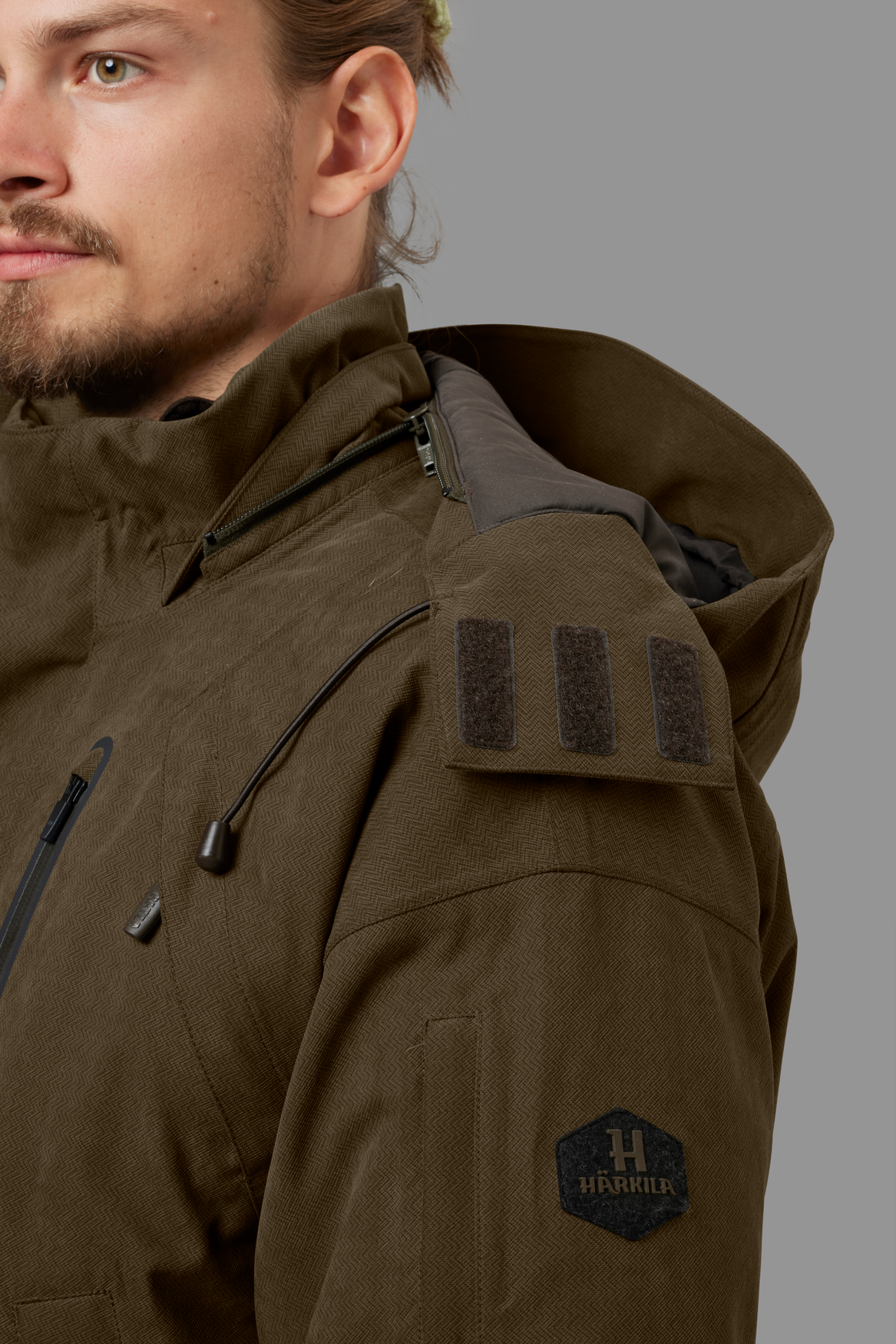 Härkila Driven Hunt HWS Insulated Jacke, willow green