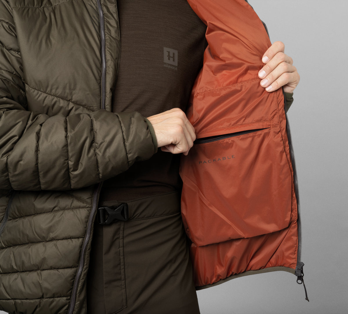 Härkila Logmar Insulated Packable Hooded Jacke