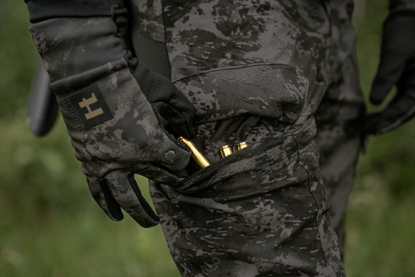 Härkila Noctyx Camo Fleecehandschuhe
