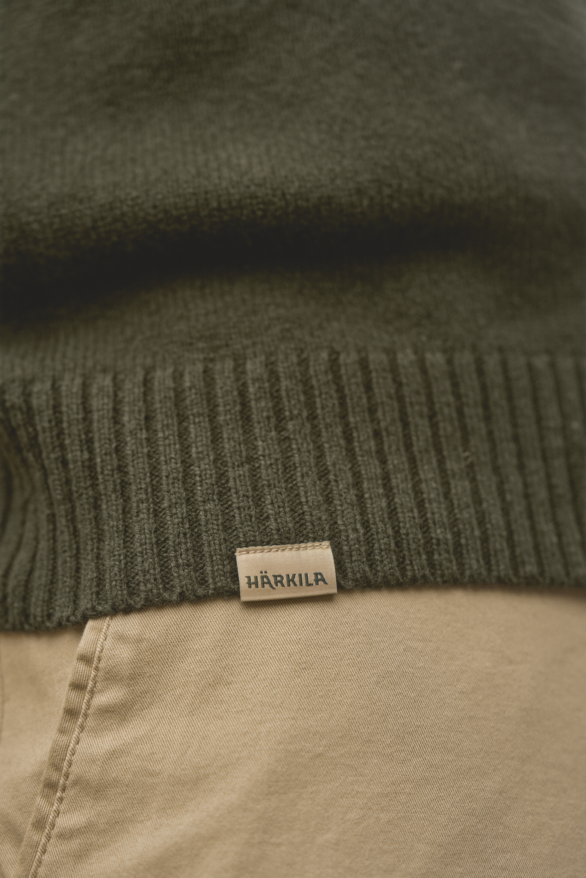 Härkila Vincent Merino-Pullover mit halbem Reißverschluss