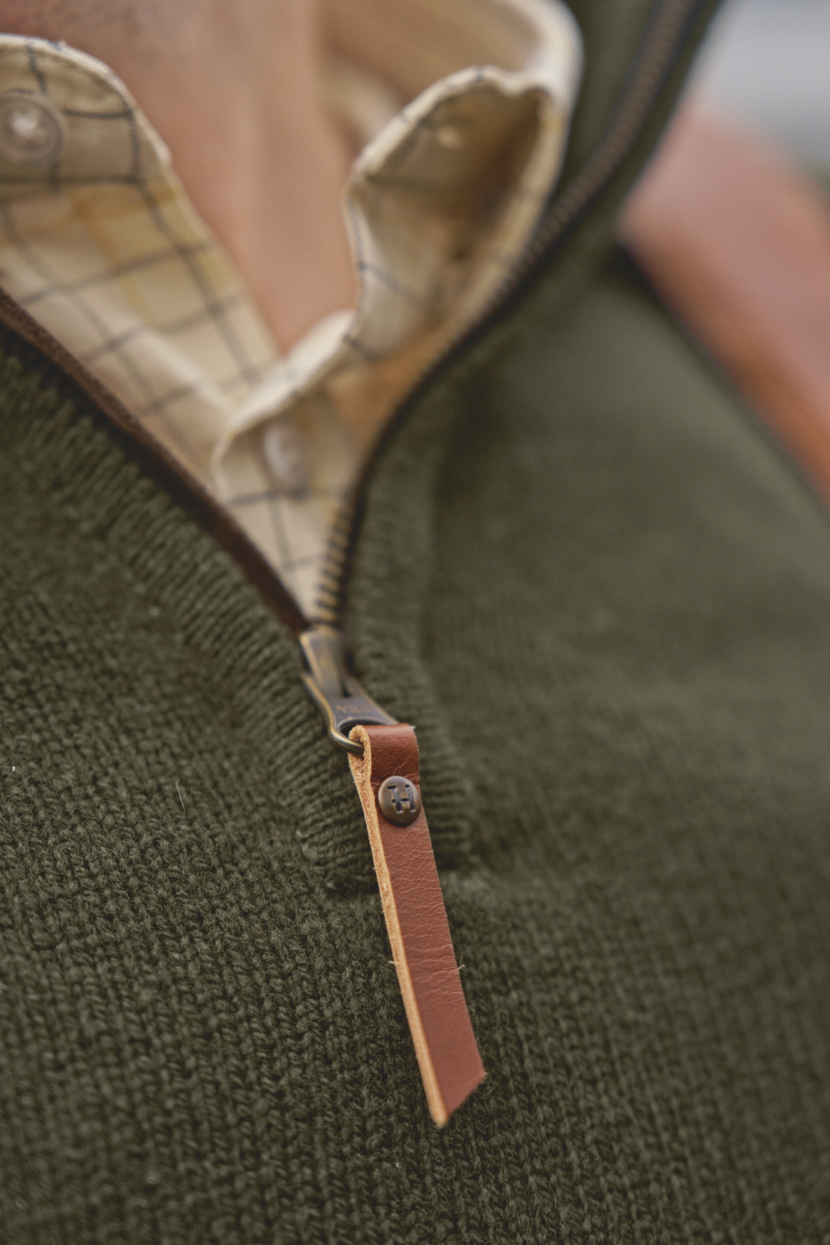 Härkila Vincent Merino-Pullover mit halbem Reißverschluss
