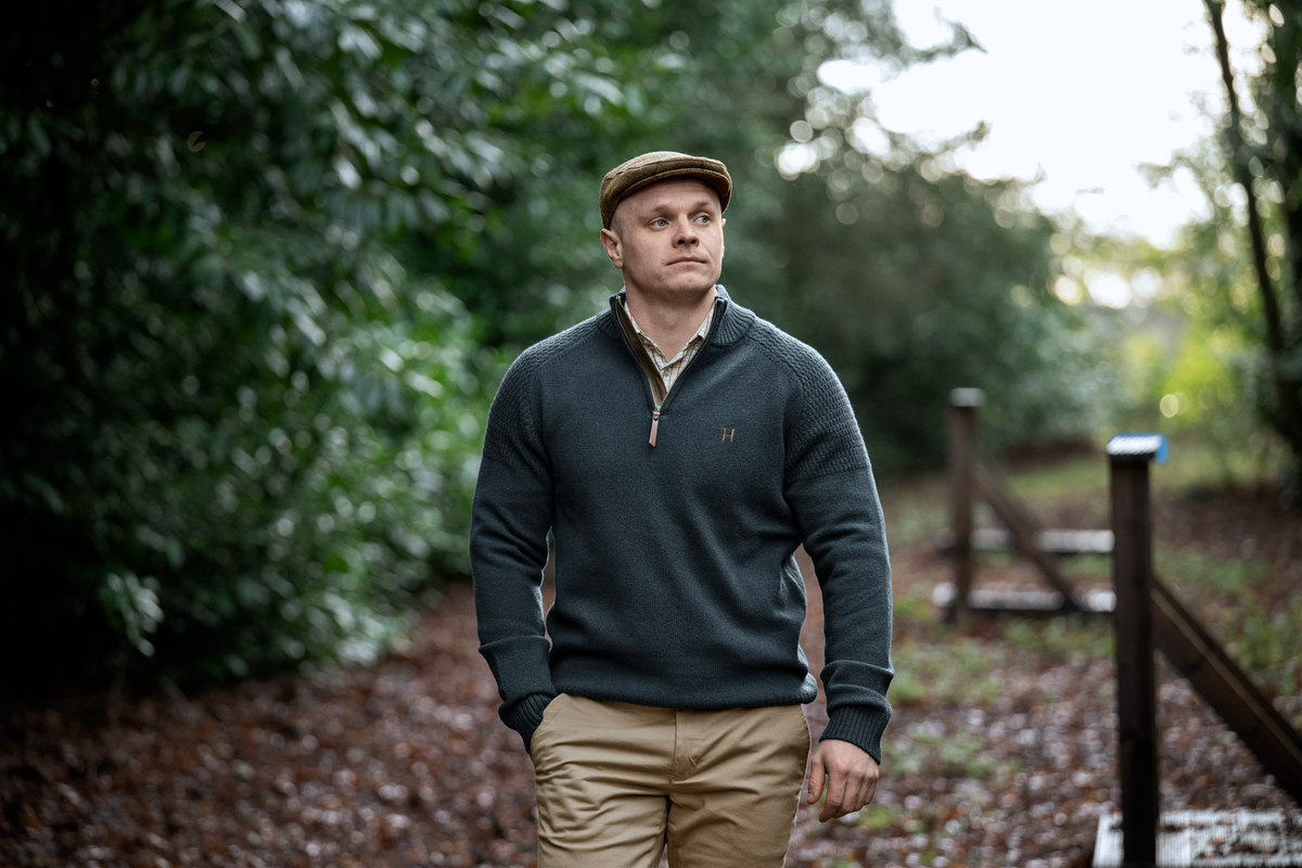 Härkila Vincent Merino-Pullover mit halbem Reißverschluss