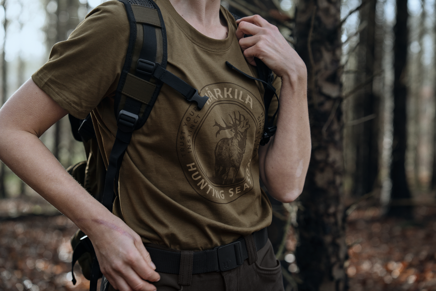 Härkila Stag Badge T-shirt Women