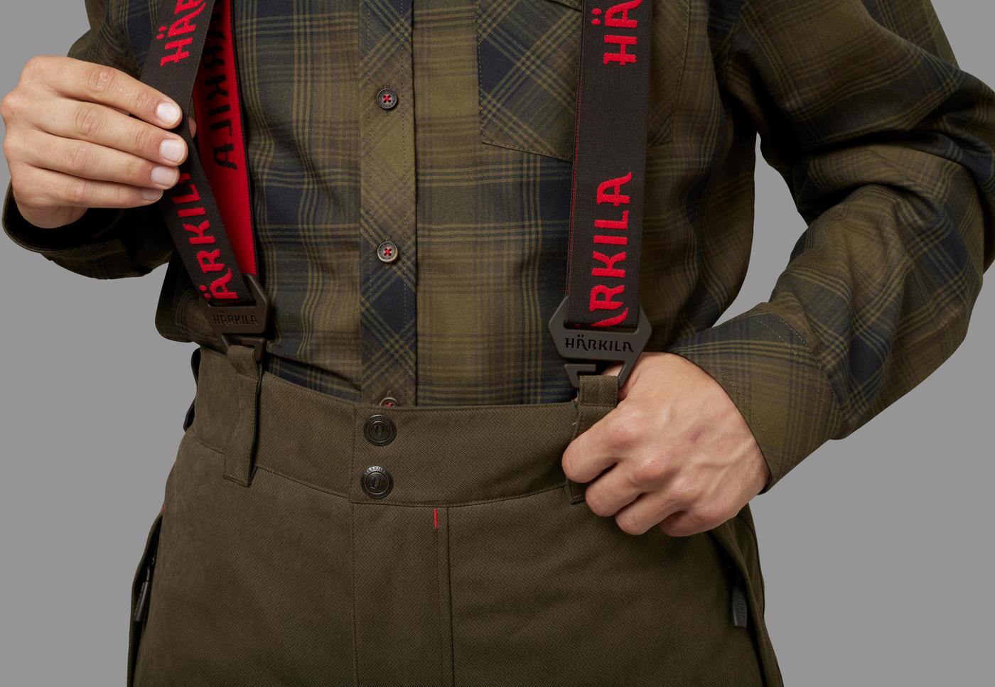 Härkila Driven Hunt HWS Insulated Hose, willow green