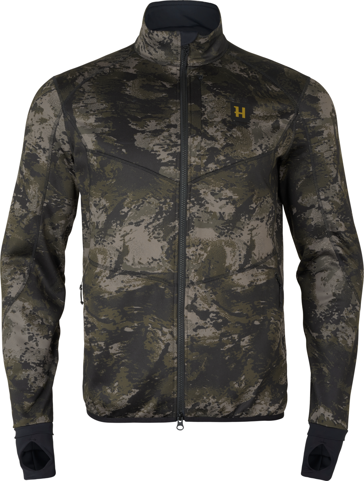 Härkila NOCTYX Camo Full Zip Fleece
