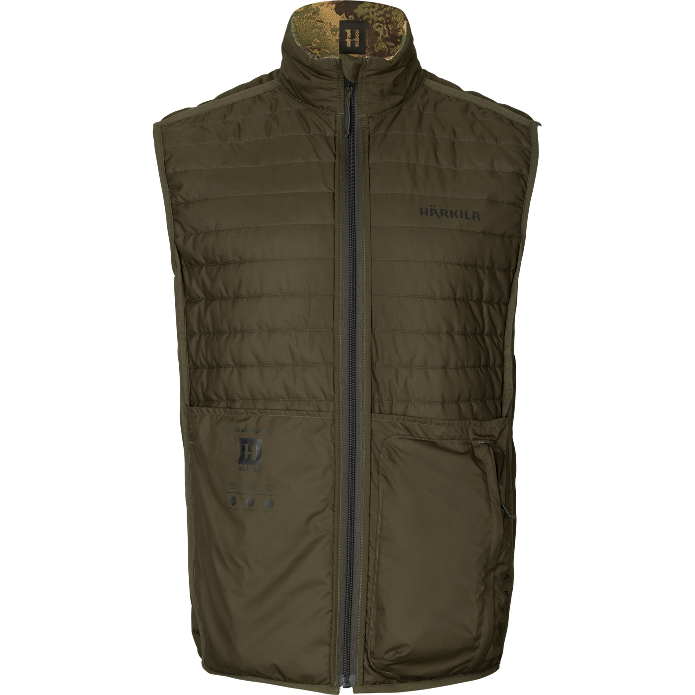 Härkila Deer Stalker Camo Reversible Packable Weste