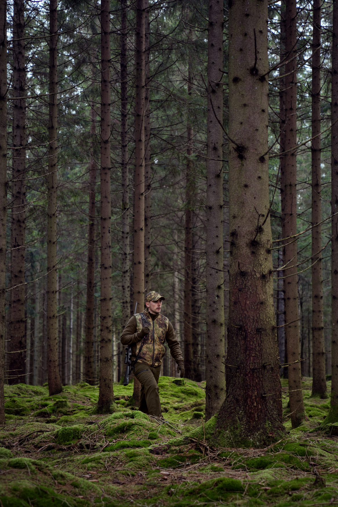Härkila Deer Stalker Camo Reversible Packable Weste
