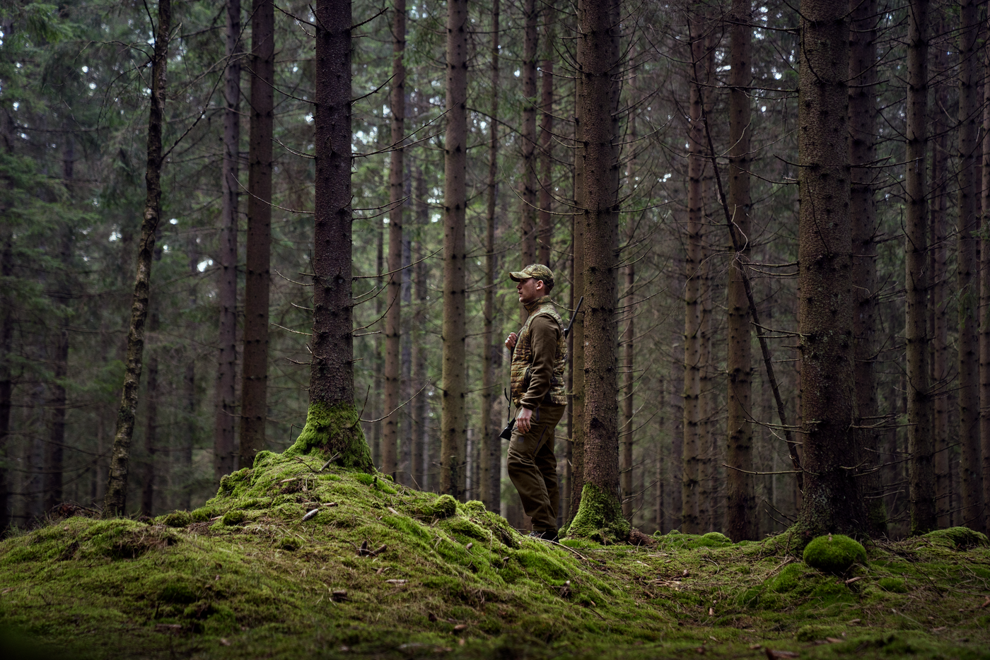 Härkila Deer Stalker Camo Reversible Packable Weste
