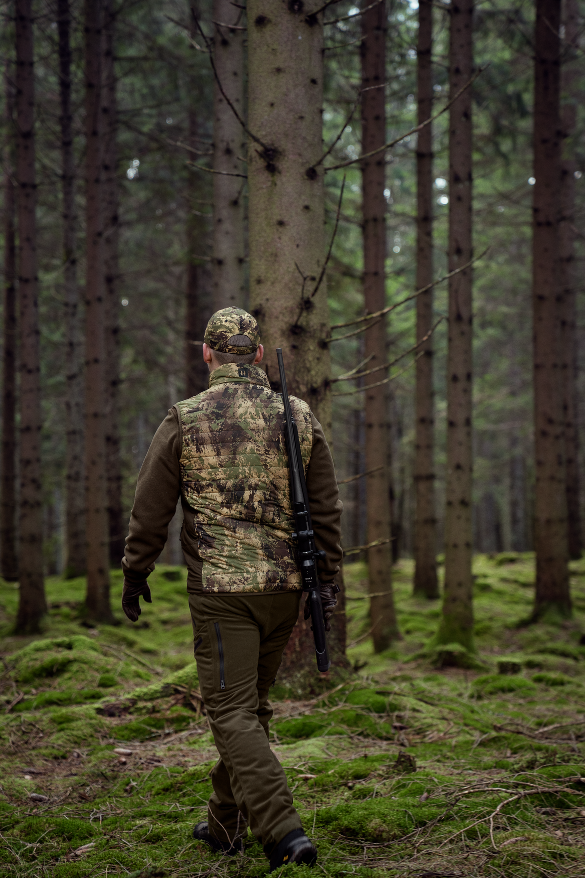 Härkila Deer Stalker Camo Reversible Packable Weste