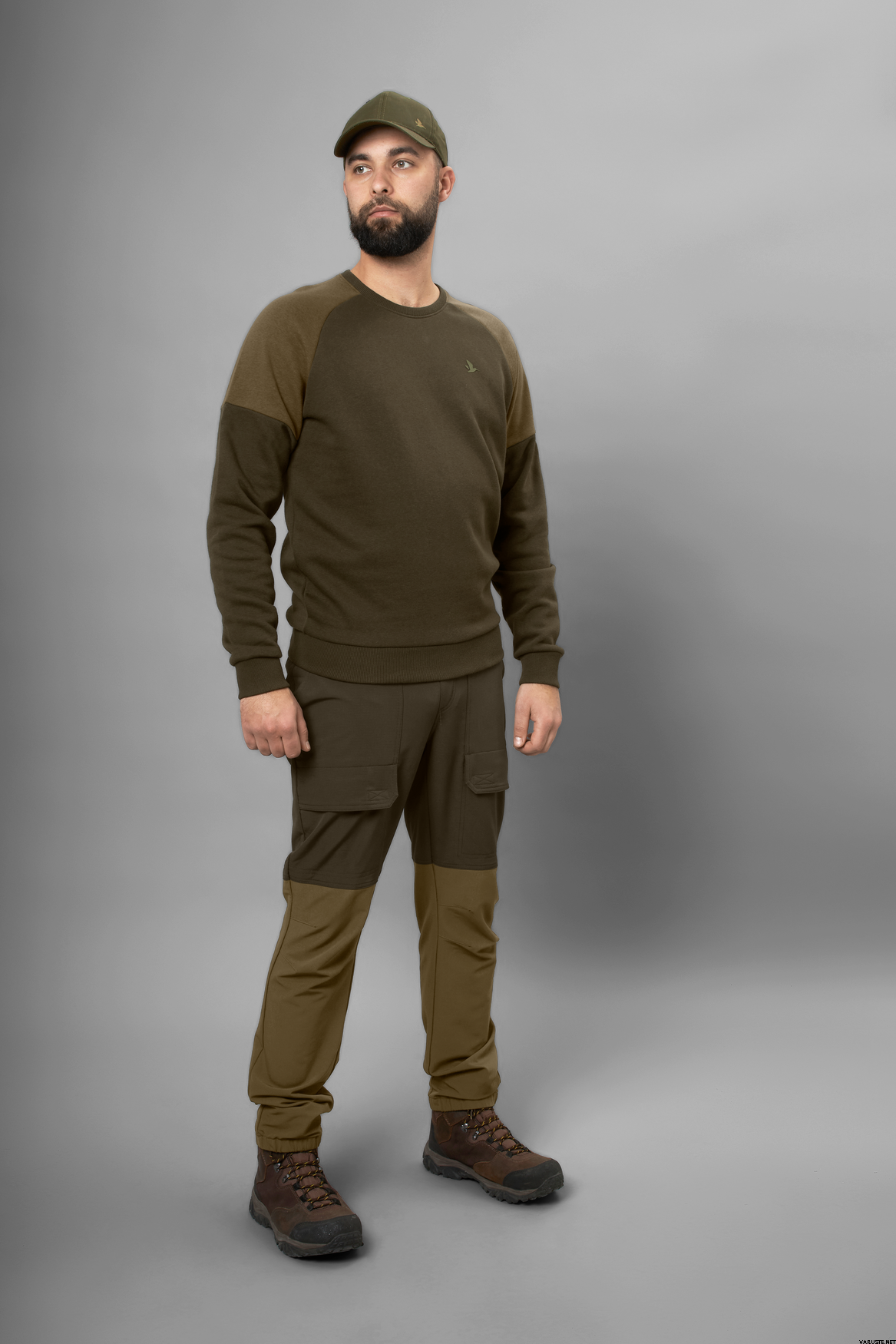 Seeland Cross Sweatshirt pine green, Detail