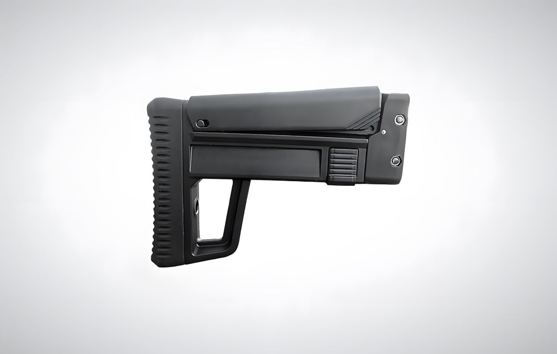 DLG Tactical Fixed ACR Schaft mit Picatinny‑Anschluss, Ansicht 2