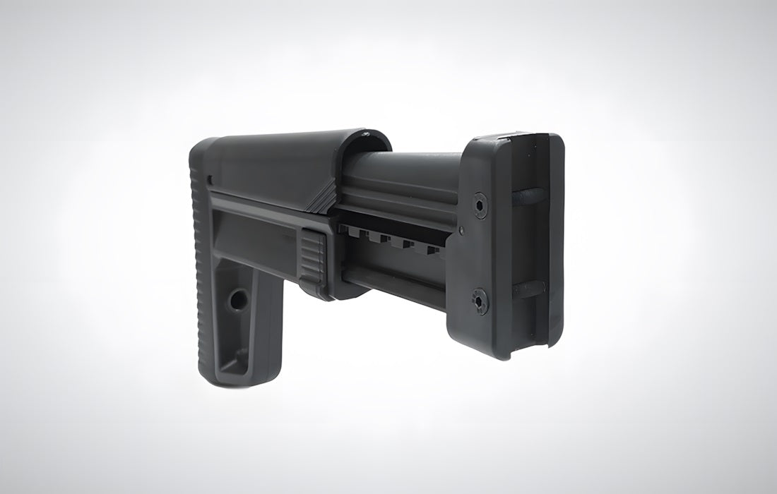 DLG Tactical Fixed ACR Schaft mit Picatinny‑Anschluss, Ansicht 4
