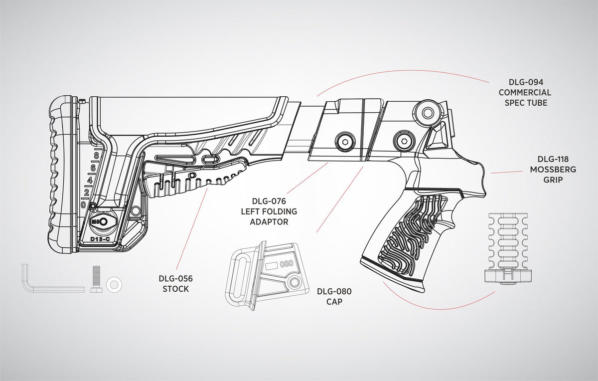DLG Tactical Mossberg 500/590 Upgrade Kit, Ansicht 3