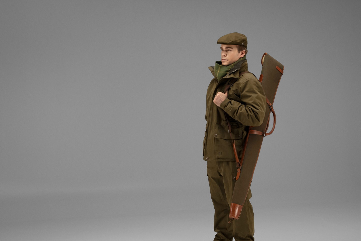 Retrieve Flintenfutteral aus Canvas/ Leder - Hunters World 