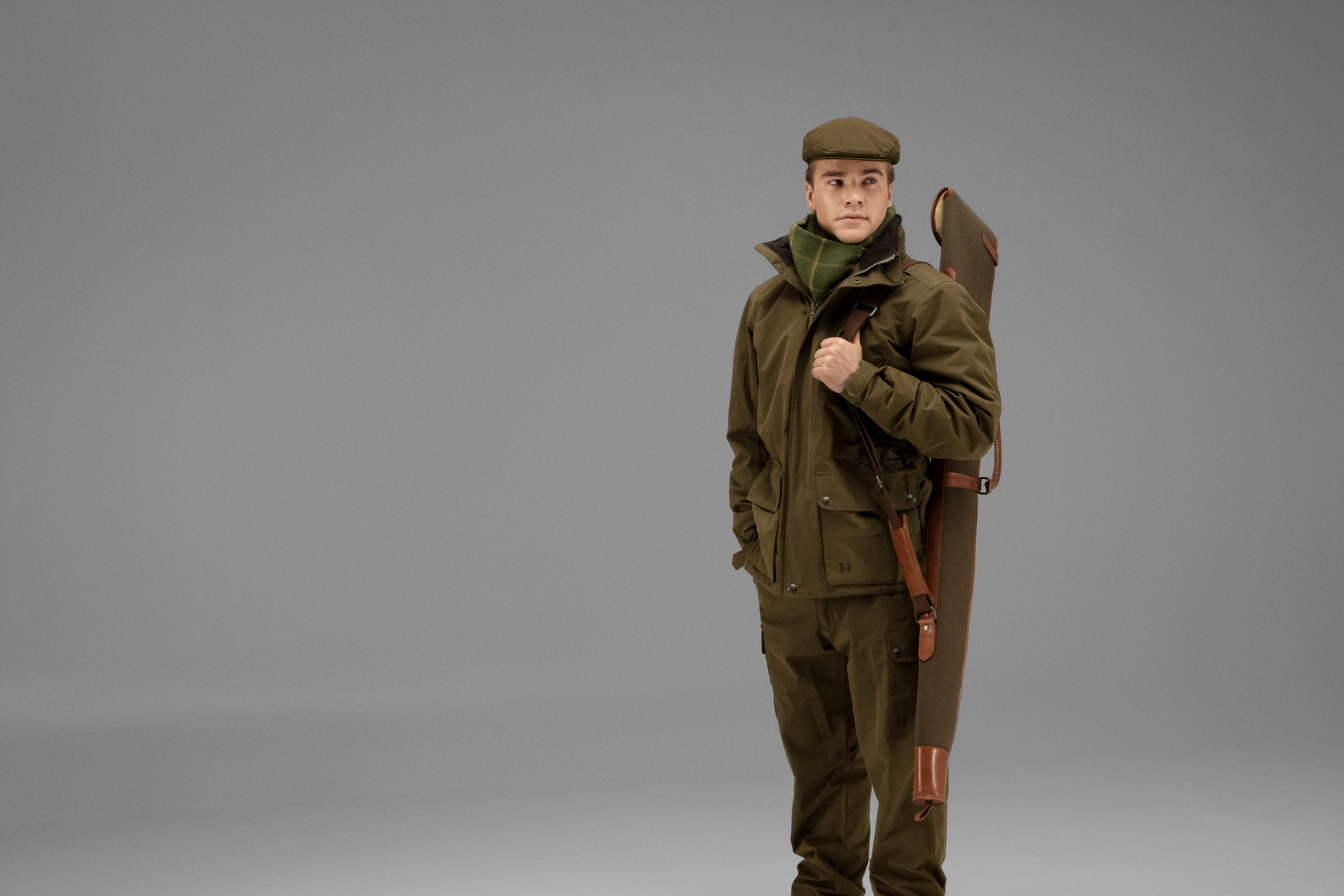 Retrieve Flintenfutteral aus Canvas/ Leder - Hunters World 