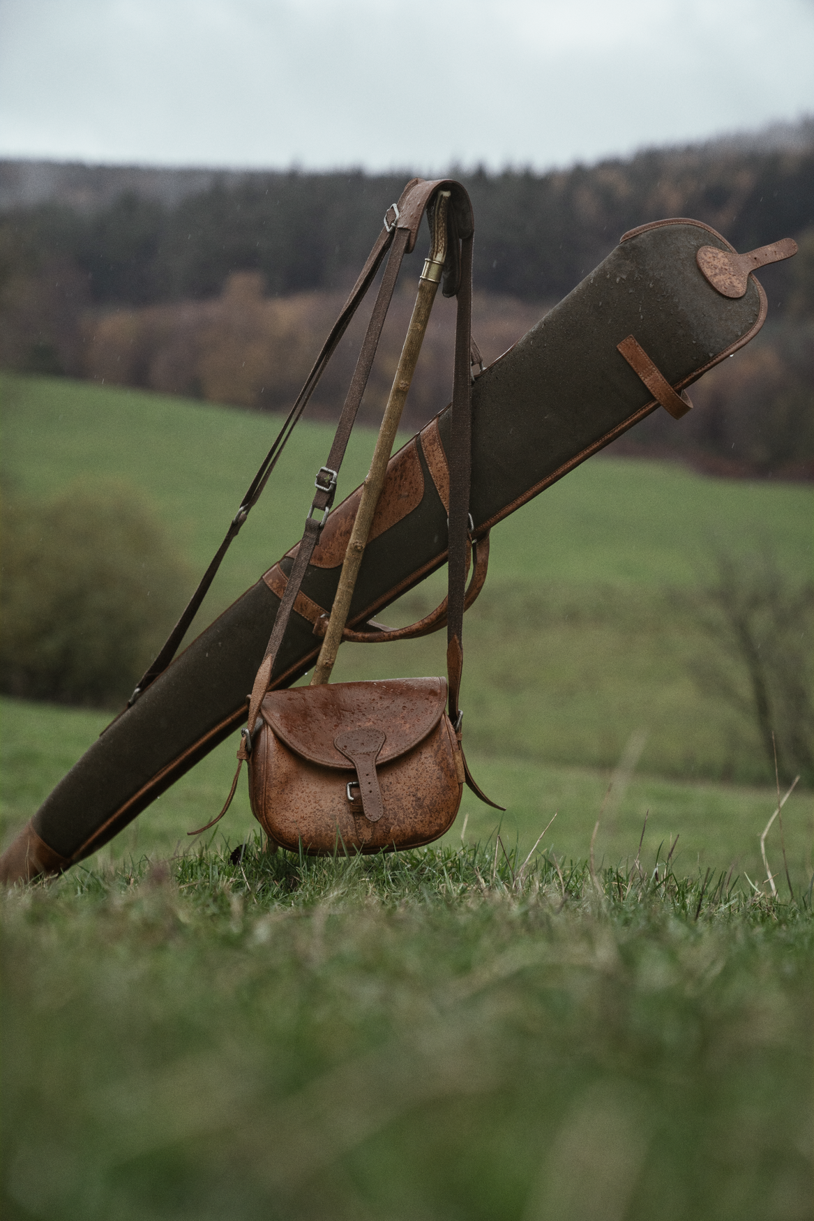 Retrieve Flintenfutteral aus Canvas/ Leder