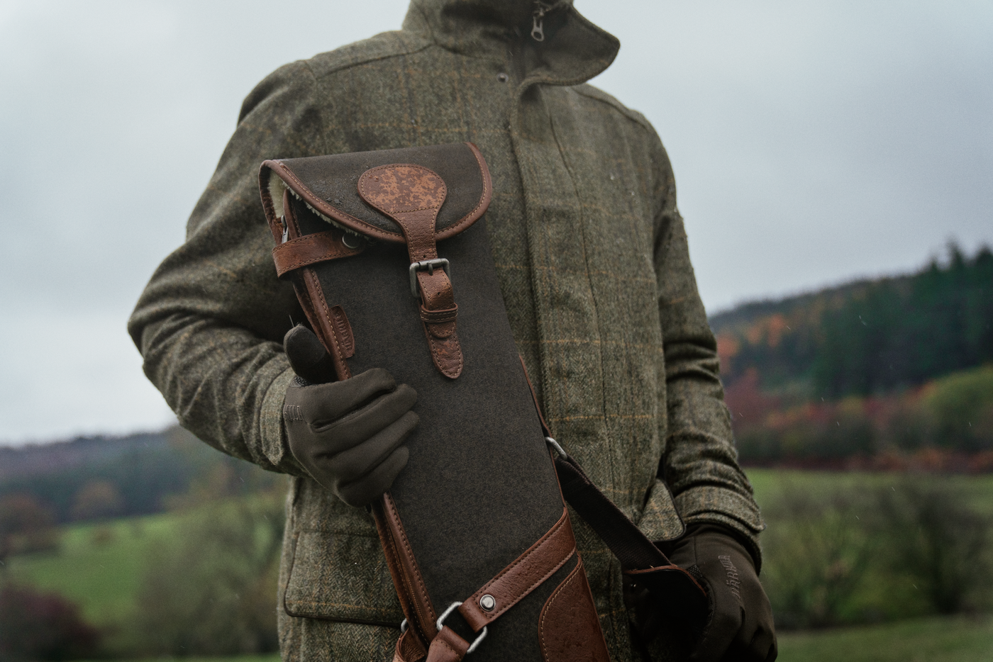 Retrieve Flintenfutteral aus Canvas/ Leder