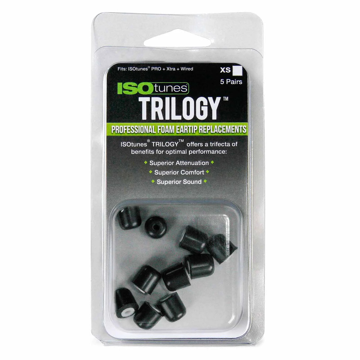 ISOTUNES Trilogy Ersatz-Ohrstöpsel