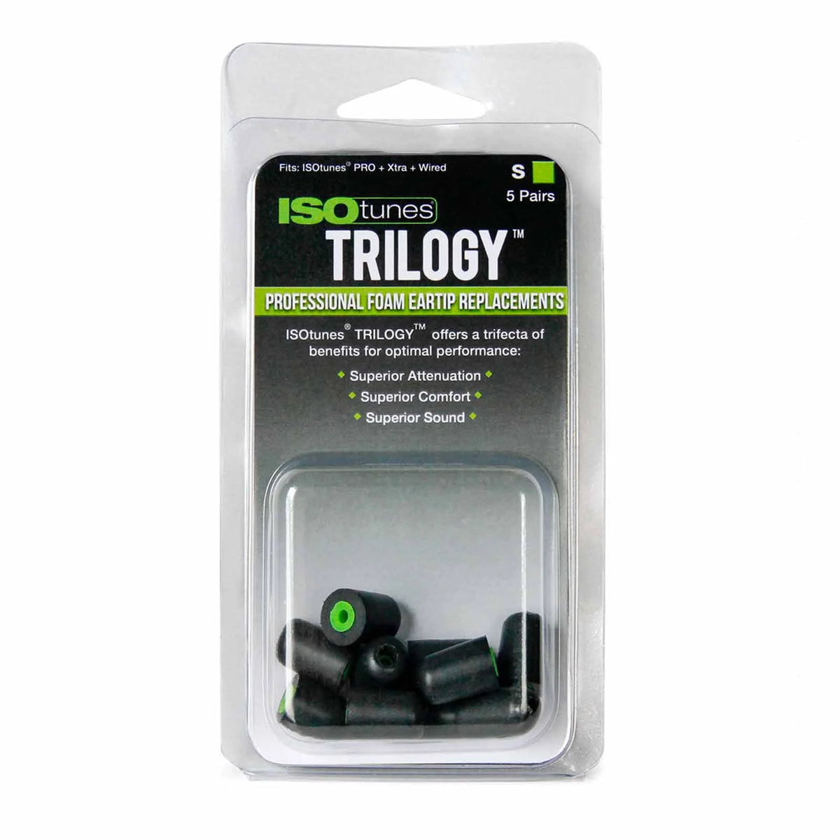 ISOTUNES Trilogy Ersatz-Ohrstöpsel