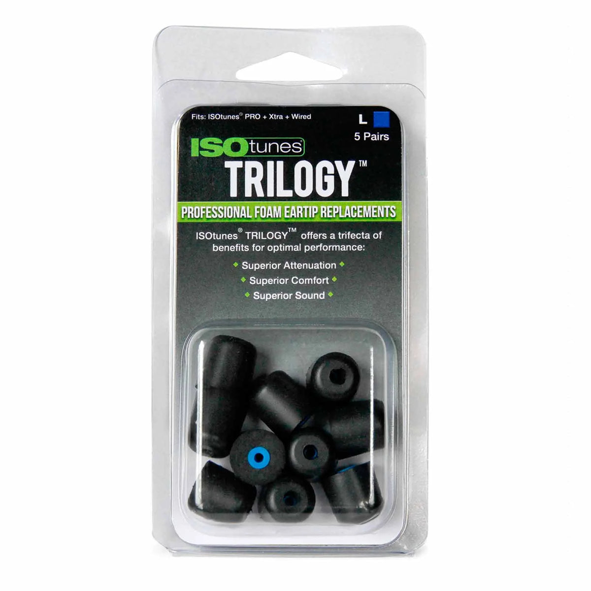 ISOTUNES Trilogy Ersatz-Ohrstöpsel