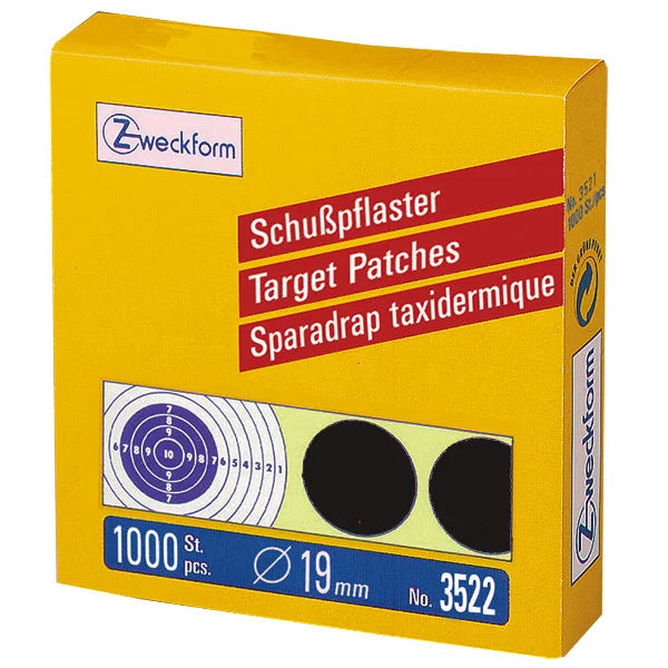 Schusspflaster 19mm Schwarz