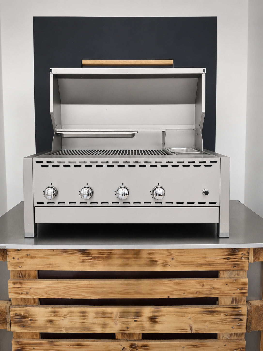 Barbecue-Grill IMPERIAL als Tischgrill/Einbaugrill