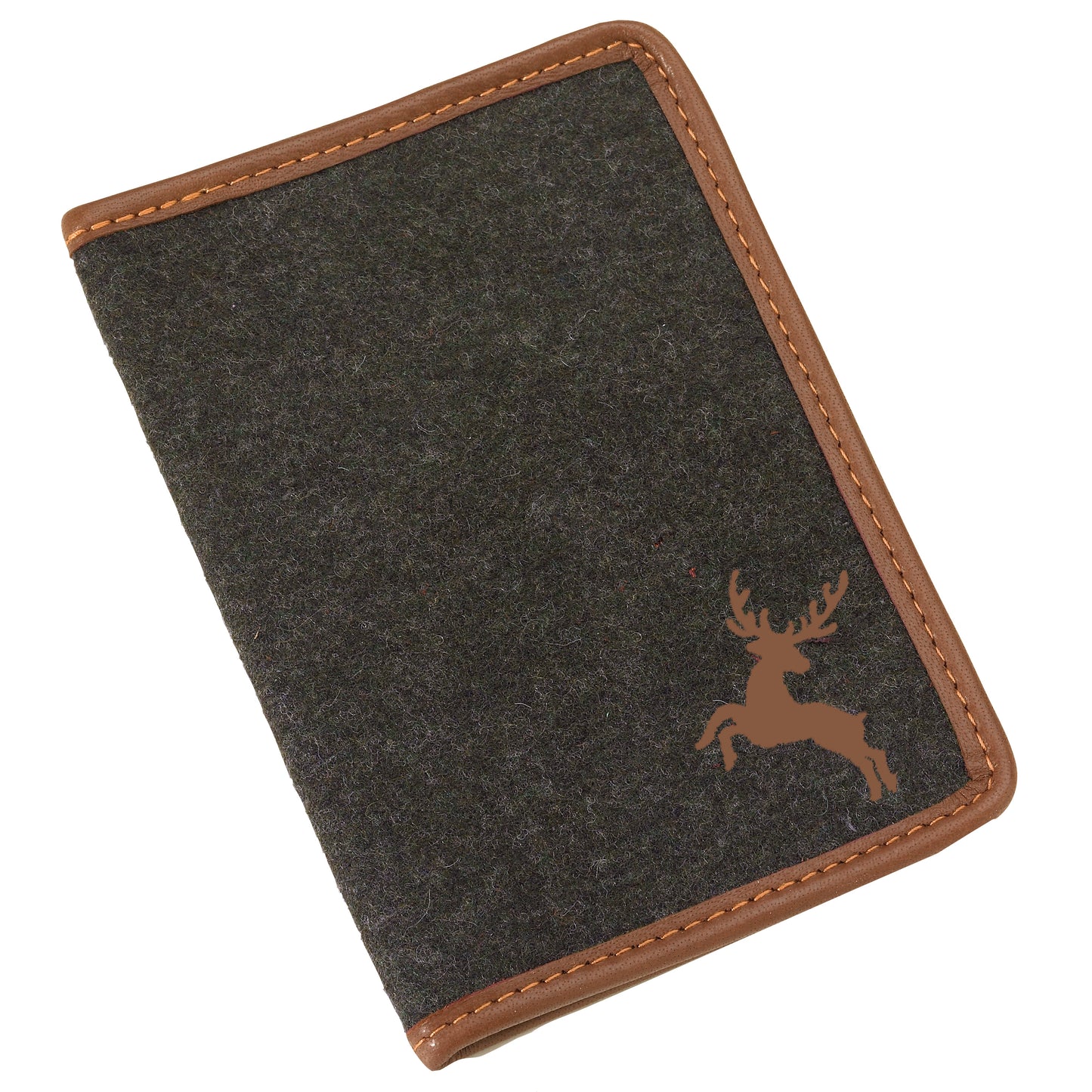 AKAH Jagdscheinetui Loden braun - Hunters World 