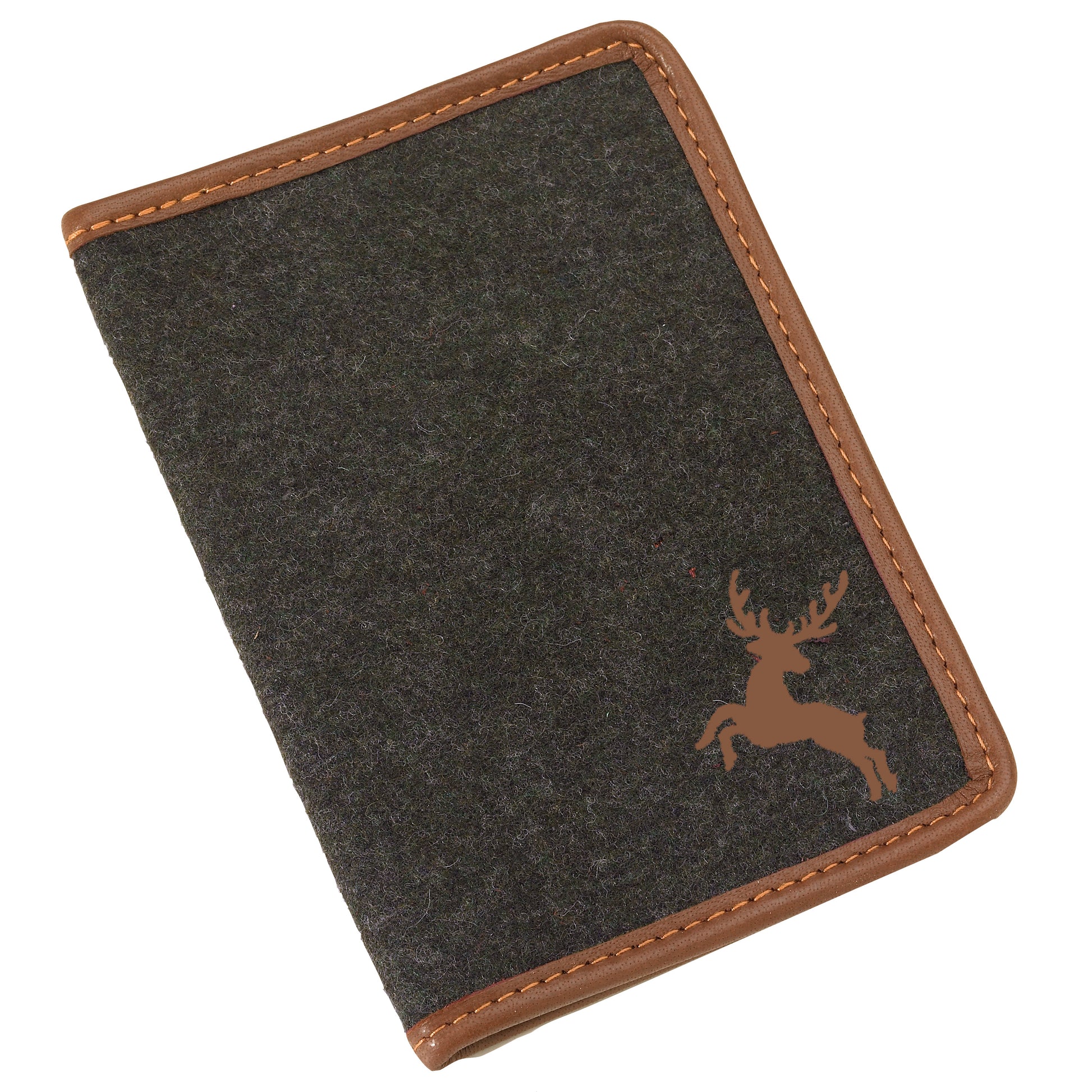 AKAH Jagdscheinetui Loden braun - Hunters World 