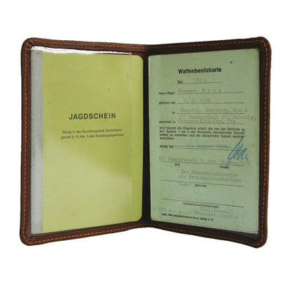 AKAH Jagdschein Etui aus Elchleder - Hunters World 