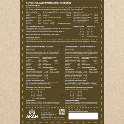 AKAH NaturVital® STANDARD Hundefutter - Hunters World 