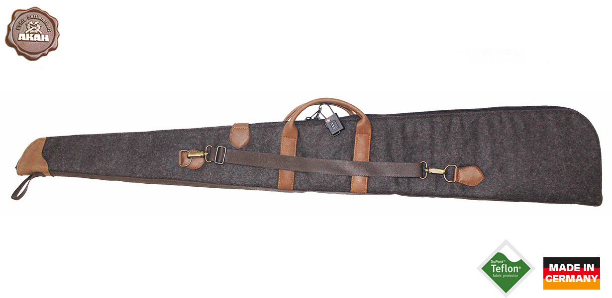 AKAH Flintenfutteral Loden/Elchleder - Hunters World 