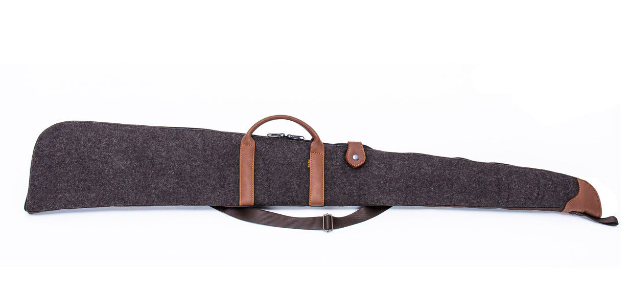 AKAH Flintenfutteral Loden/Elchleder - Hunters World 
