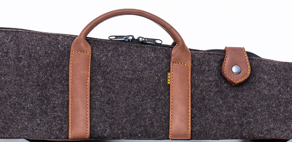 AKAH Flintenfutteral Loden/Elchleder - Hunters World 