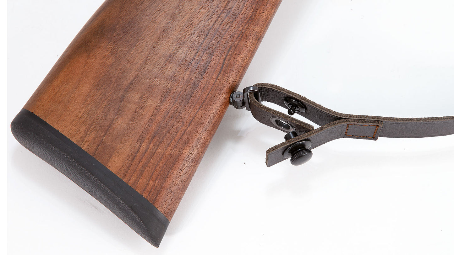 AKAH Gewehrriemen Elchleder mit Blitzriemenknopf - Hunters World 