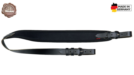 AKAH Gewehrriemen Vollrindleder mit Neopren - Hunters World 