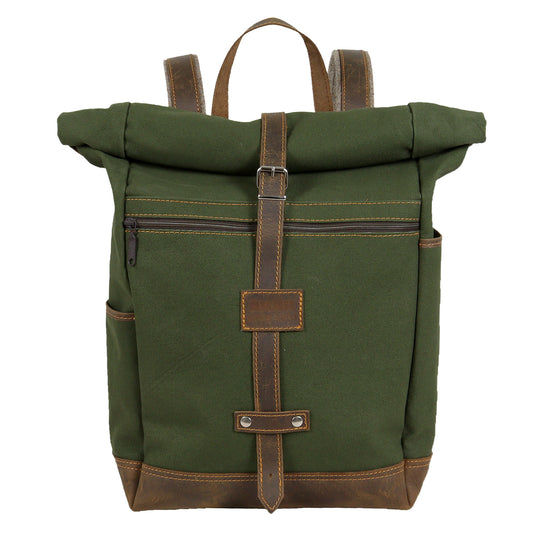 AKAH Rolltop-Rucksack aus Canvas - Hunters World 