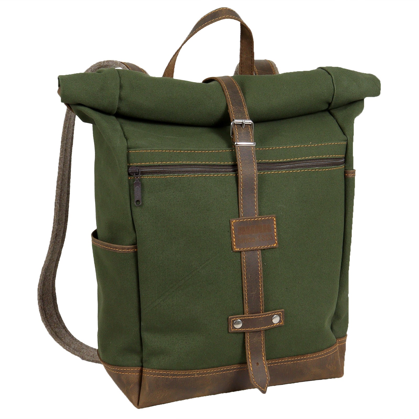 AKAH Rolltop-Rucksack aus Canvas - Hunters World 