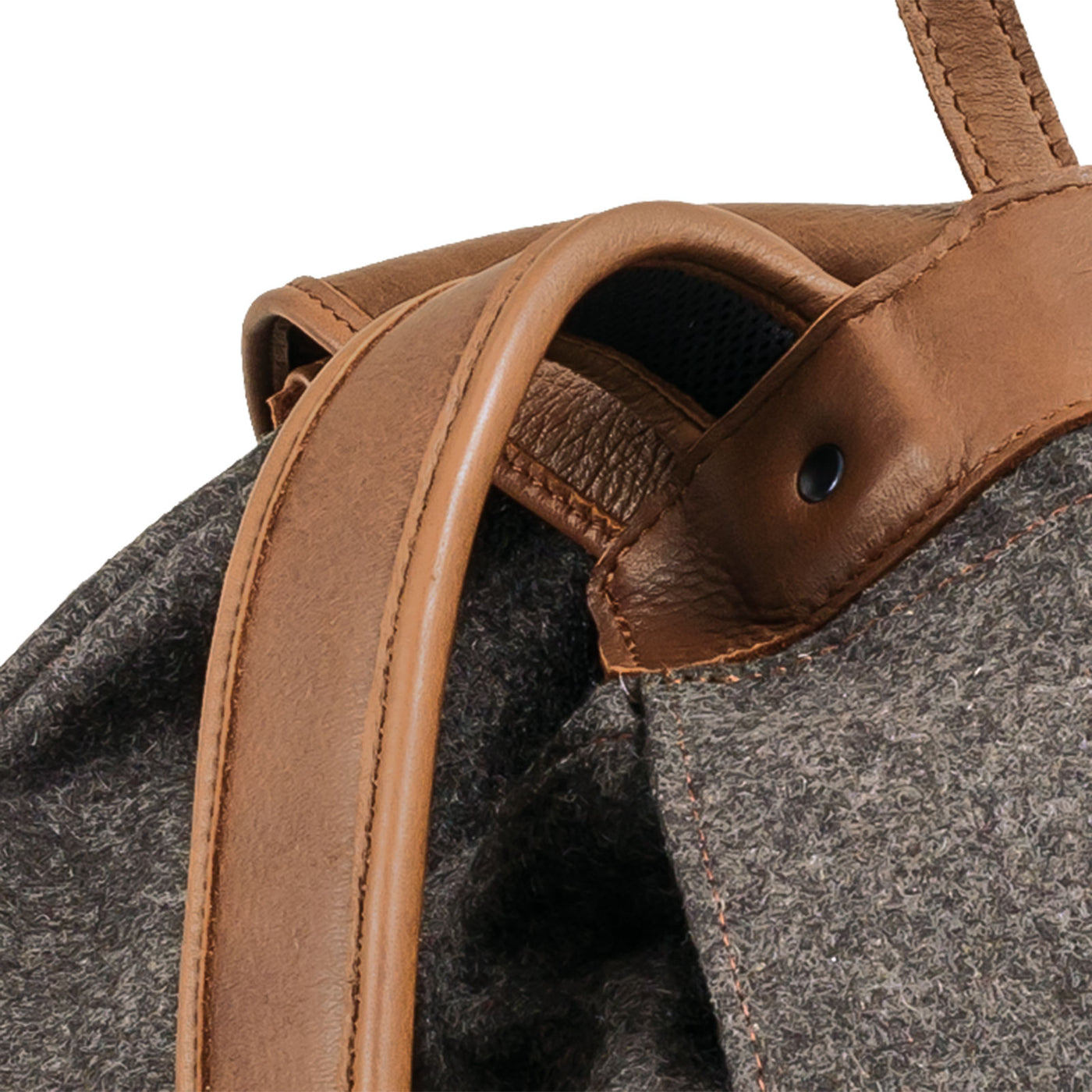 AKAH Rucksack "Loden de Luxe" mit Elch-Leder