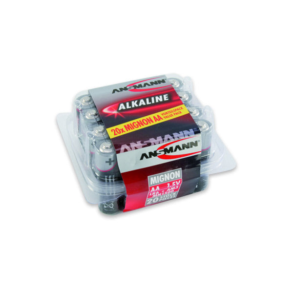 ANSMANN RED Alkaline 1,5V Mignon AA 20er Box - Hunters World 