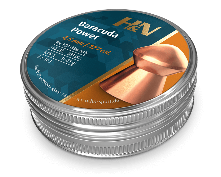Luftgewehrmunition H&N Baracuda Power, verkupfert, 300 4,5, Ansicht 3
