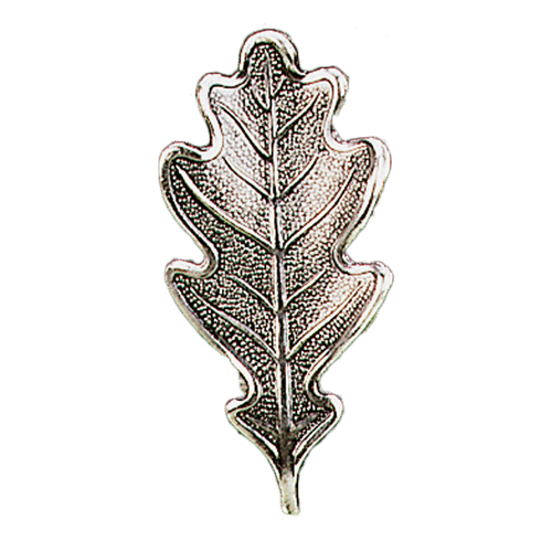 Barthülse, Eichenblatt, Höhe 4,8 cm, Ø 10 mm, Barthülse Eichenbl.