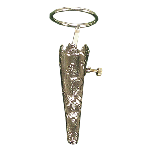 Barthülse, mit Gams, Höhe 4,5 cm, Ø 13 mm, Barthülse Gems