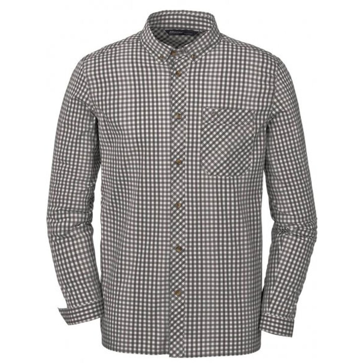 Stretch Hemd Serge rot / weiß - Hunters World 