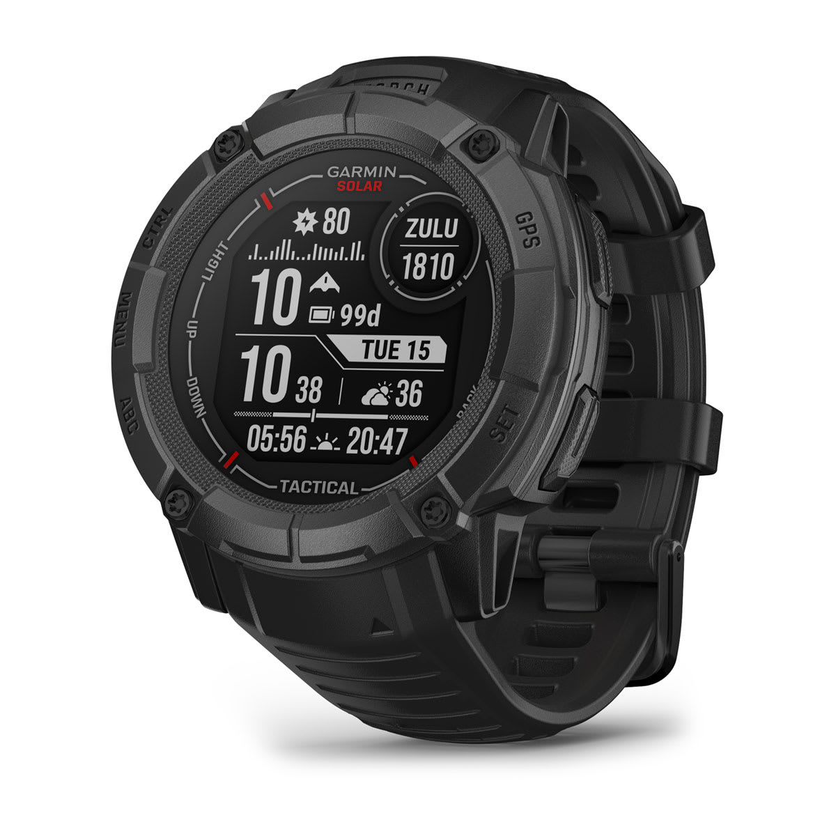 Instinct 2X Solar Tactical Edition Schwarz
