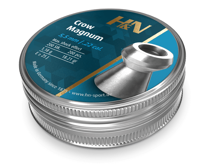 Luftgewehrmunition H&N Crow Magnum, 200 5,5, Ansicht 3