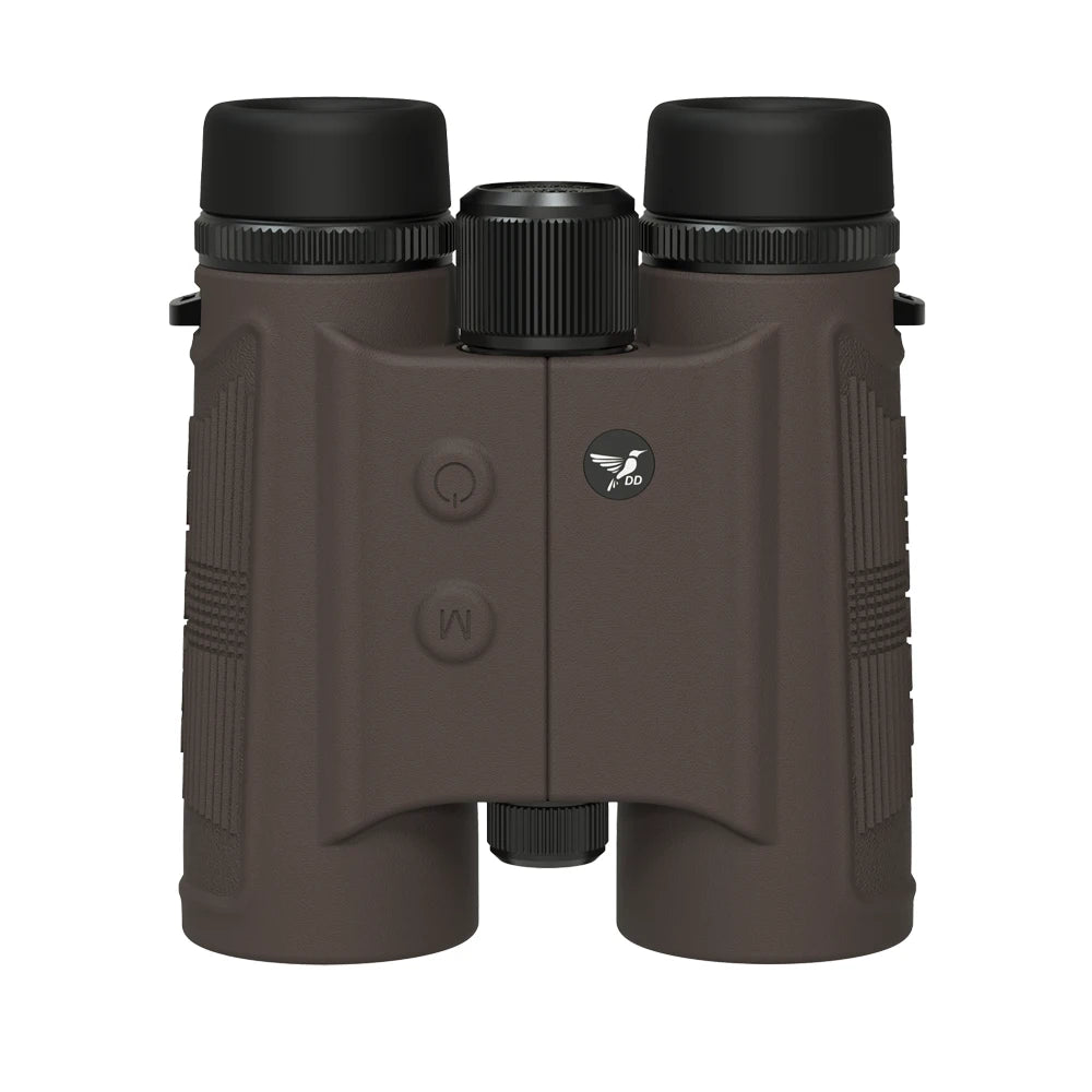 DDoptics UltraView Range 10x42 ED Fernglas mit Entfernungsmesser in Braun