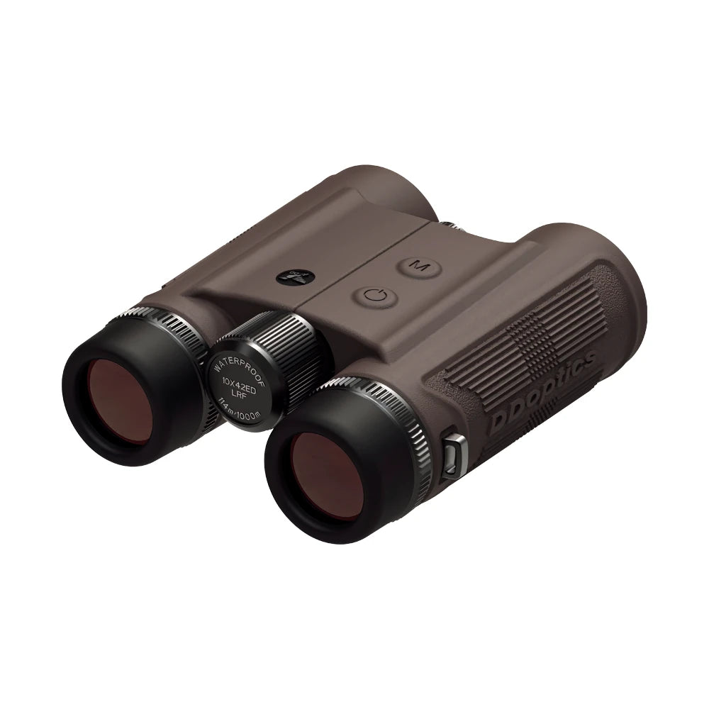 DDoptics UltraView Range 10x42 ED in Braun, Seitenansicht