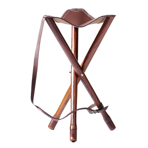 Dreibein-Ansitzstuhl, leichtere Ausführung, Sitzhöhe ca. 55 cm, L.SH 55