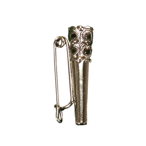 Federhülse, verziert, Höhe 2,5 cm, Orn.