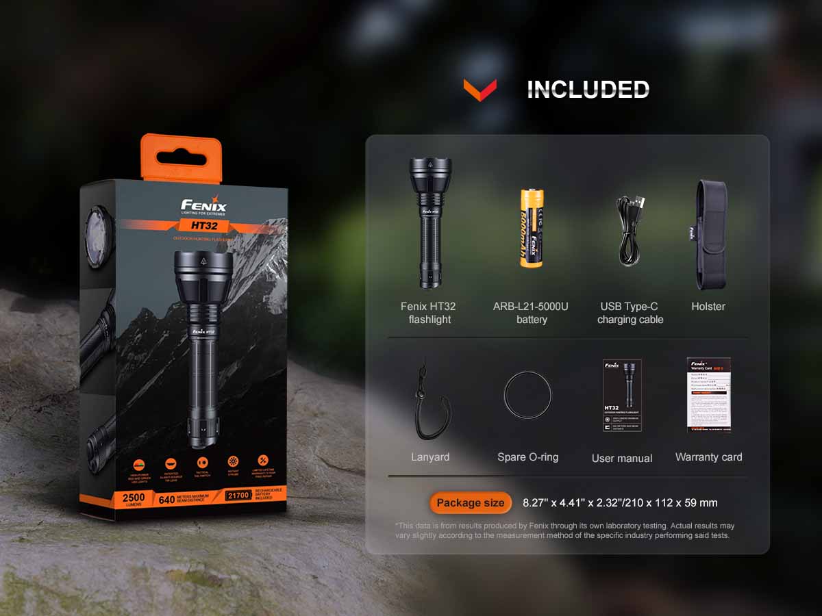 Fenix HT32 Outdoor Hunting Taschenlampe, Ansicht 4